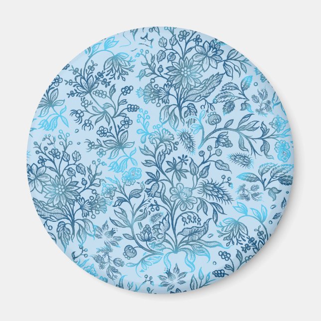 Decorative flowers 15 magnet (Front)