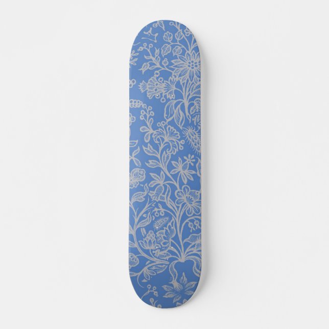 Decorative flowers 5 skateboard (Front)