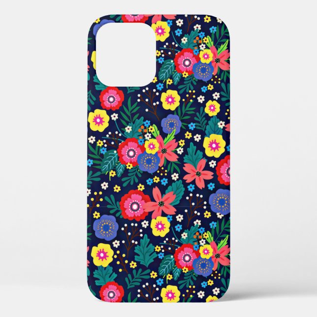 Decorative Flowers And Leaves Pattern-48675 Case-Mate iPhone Case (Back)