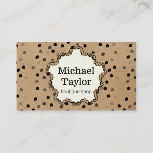 Decorative Frame / Expressive Marks Business Card