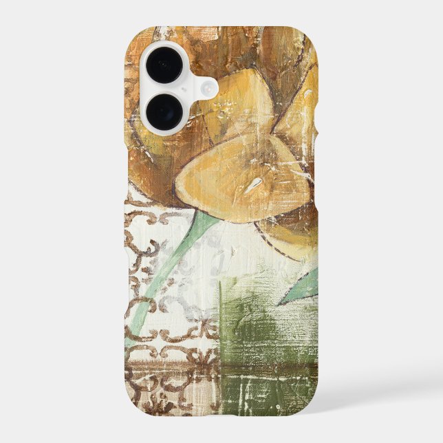Decorative Fresco Design with Globe Flower (Back)