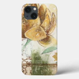Decorative Fresco Design with Globe Flower iPhone 13 Case