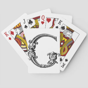 DECORATIVE G PLAYING CARDS