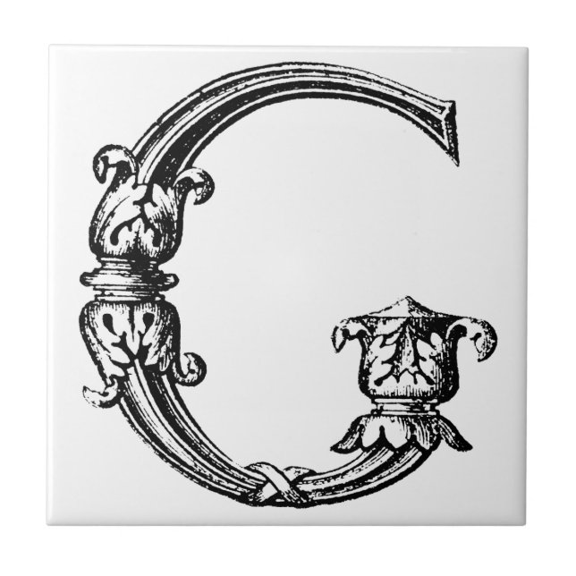 DECORATIVE G TILE (Front)