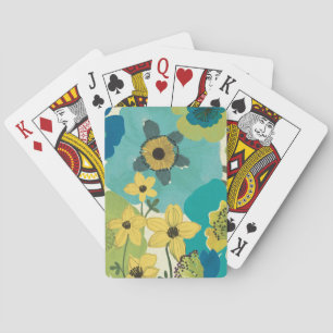 Decorative Garden Flowers Playing Cards