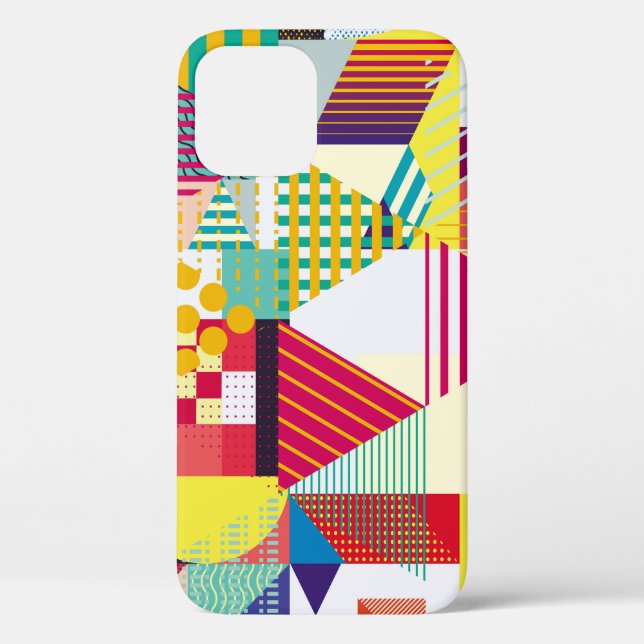 Decorative geometric, abstract seamless pattern. Case-Mate iPhone case (Back)
