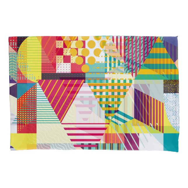 Decorative geometric, abstract seamless pattern. pillowcase (Front)