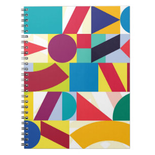 Decorative Geometric Abstract Vintage Pattern Notebook