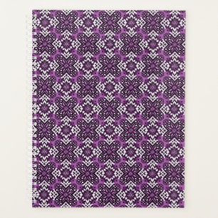 Decorative Geometric Floral Pattern Planner