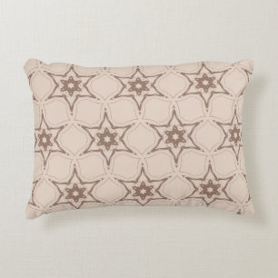 Decorative geometric floral pattern. Seamless vint Cushion