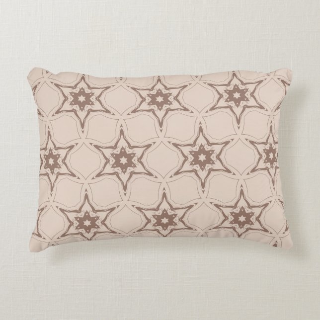 Decorative geometric floral pattern. Seamless vint Cushion (Front)