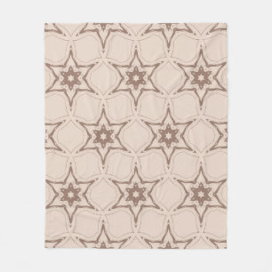 Decorative geometric floral pattern. Seamless vint Fleece Blanket