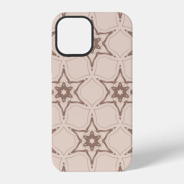 Decorative geometric floral pattern. Seamless vint iPhone Case (Back)