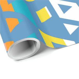 Decorative Geometric Mosaic Pattern #5 Wrapping Paper
