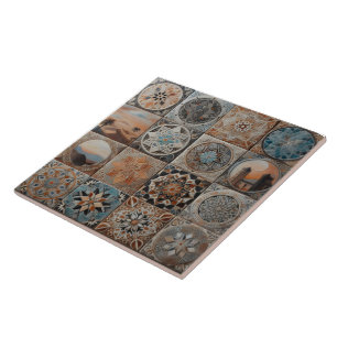 Decorative Geometric Pattern Tiles