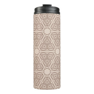 decorative geometric seamless pattern. illustratio thermal tumbler