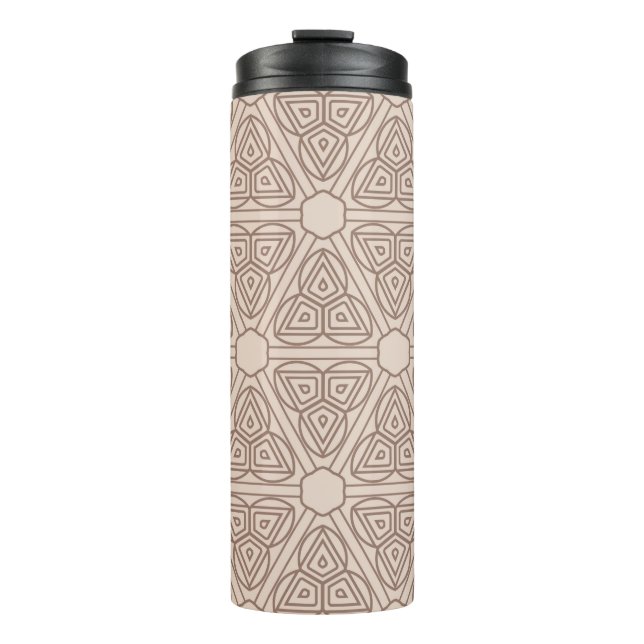 decorative geometric seamless pattern. illustratio thermal tumbler (Front)