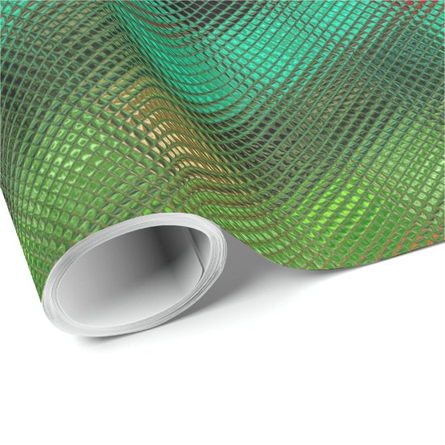 Decorative Geometric Tiles Mosaic Pattern #9 Wrapping Paper (Roll Corner)