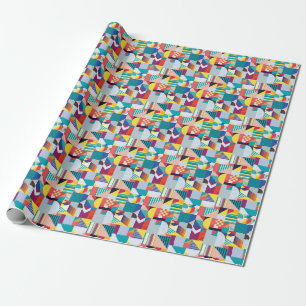 Decorative Geometric: Vintage Abstract Pattern. Wrapping Paper