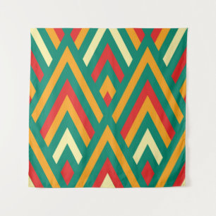 Decorative Geometric: Vintage Abstract Seamless. Tapestry