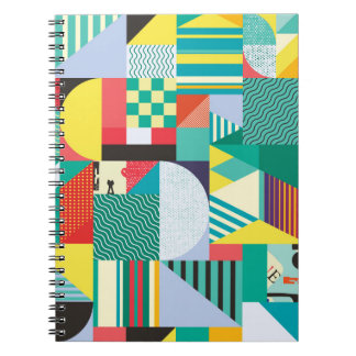Decorative Geometric: Vintage Pattern Elements Notebook