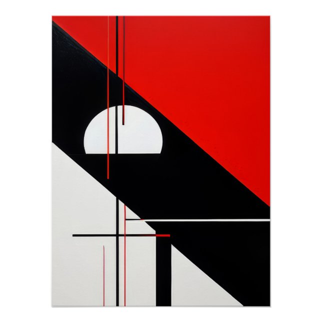 Decorative Geometry Poster (Front)