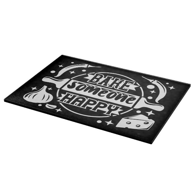 Decorative Glass Cutting Board 15"x11" (Corner)
