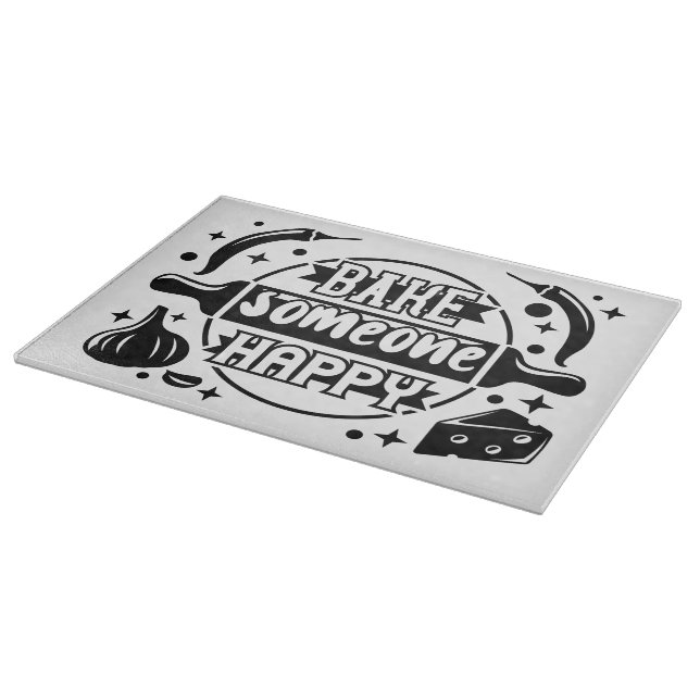 Decorative Glass Cutting Board 15"x11" (Corner)