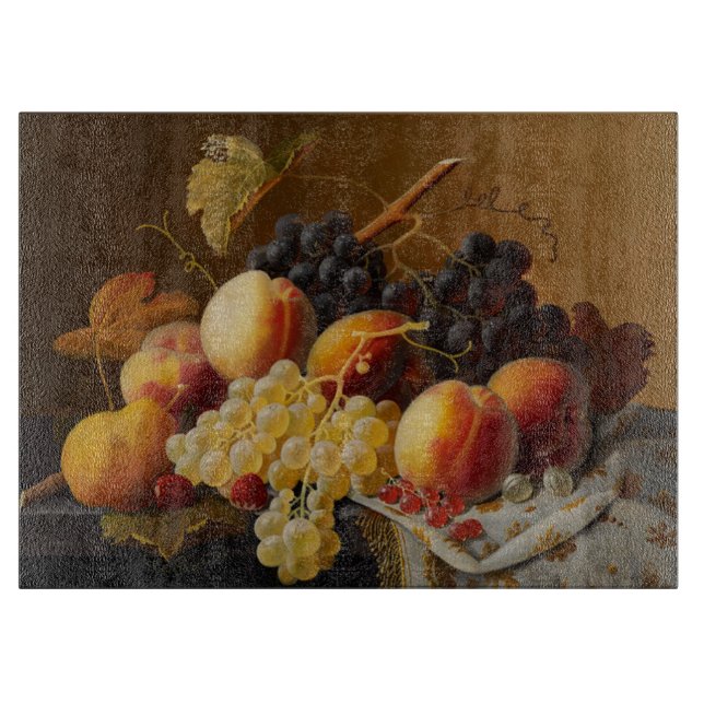 Decorative Glass Cutting Board/Still Life Fruit Cutting Board (Front)
