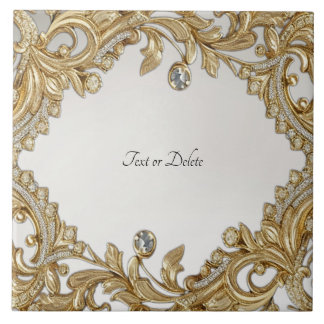 Decorative Gold Ceramic Tile