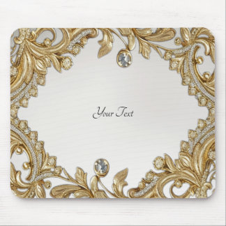 Decorative Gold Mousepad