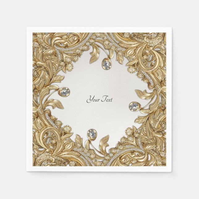 Decorative Gold Napkins (Front)