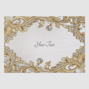 Decorative Gold Tissue Paper