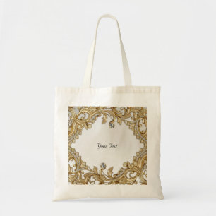 Decorative Gold Tote Bag