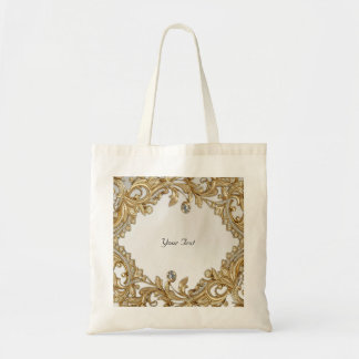 Decorative Gold Tote Bag