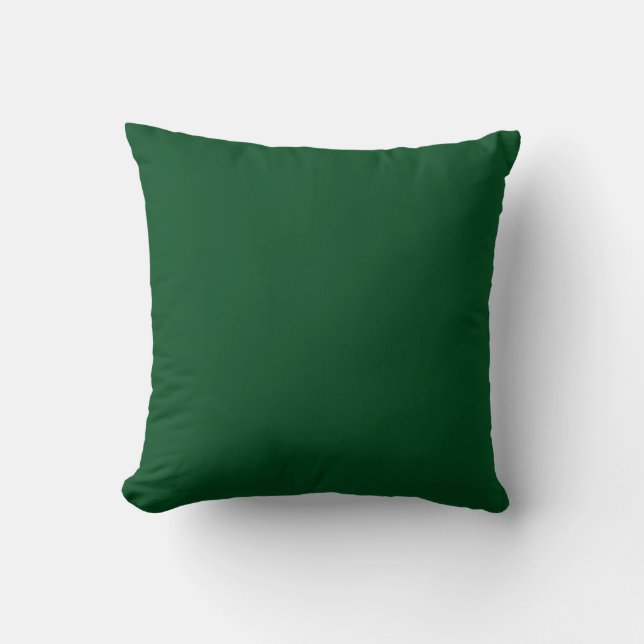 Decorative Green Solid Trend Colour Background Cushion (Front)