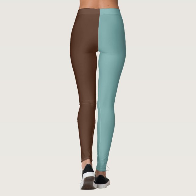  Decorative Half And Half  Leggings (Back)