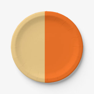  Decorative Half And Half  Paper Plate