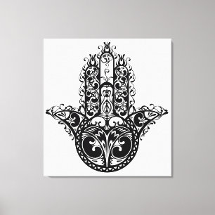 Decorative Hamsa Design 6 Canvas Print