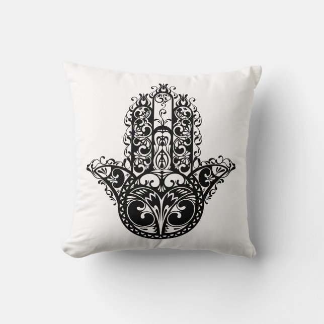 Decorative Hamsa Design Cushion (Front)