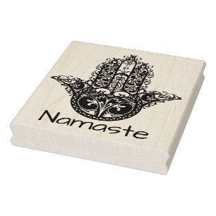 Decorative Hamsa Design Rubber Stamp