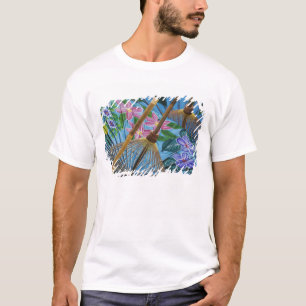 Decorative hand painted umbrellas in the village T-Shirt