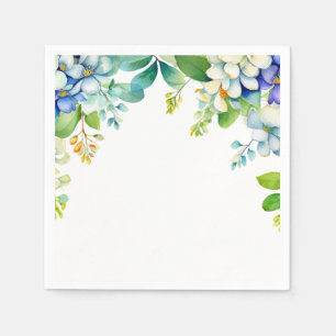 Decorative hanging flowers napkin