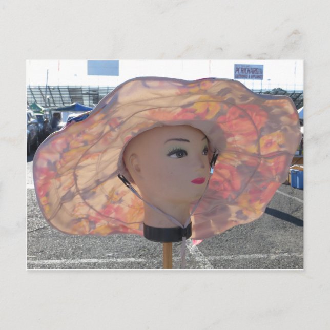 Decorative Head Postcard (Front)