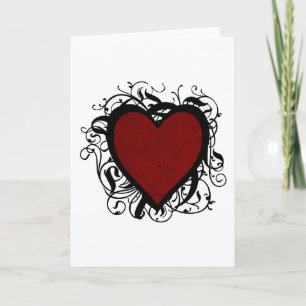 Decorative Heart Holiday Card