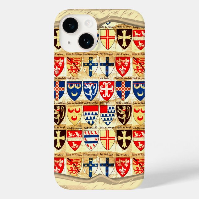 Decorative Heraldry Pattern Case-Mate iPhone Case (Back)