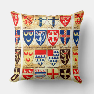Decorative Heraldry Pattern Cushion