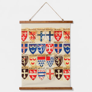 Decorative Heraldry Pattern Hanging Tapestry