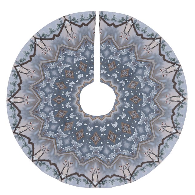 Decorative Holiday Tree Skirt (Front)