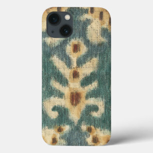 Decorative Ikat Fabric Design by Chariklia Zarris iPhone 13 Case
